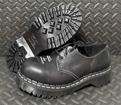 Dr. Martens 1461 ST Exposed Steel Toe Leather Oxford Shoes Mens Size 7 Womens 8 - Image 1 of 4