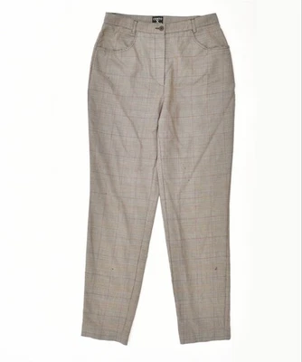 ICEBERG Womens Straight Casual Trousers IT 44 Medium W30 L29 Brown SV62 - Image 1 of 4