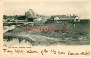 PRINTED POSTCARD OF GOLF HOUSE, SEATON CAREW, (NEAR HARTLEPOOL), COUNTY DURHAM 1 - Picture 1 of 2