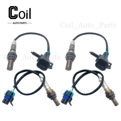 Sensor de O2 aguas abajo y aguas arriba 4 piezas para Pontiac Grand Prix 1997-2000 3,1 L 3,8 L Foto 1 de 4