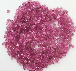2.5mm Rund Facettiert Schliff Rosa Turmalin Kalibriert Lose Edelstein 200 PC - Bild 1 von 5