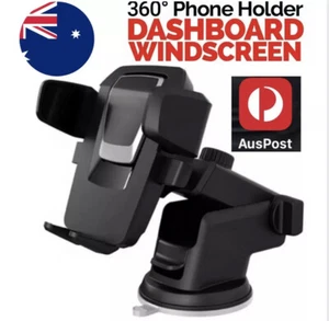 NEWCar 360°Car Mobile Windscreen Universal Suction Mount Stand iPhone Samsung - Picture 1 of 6