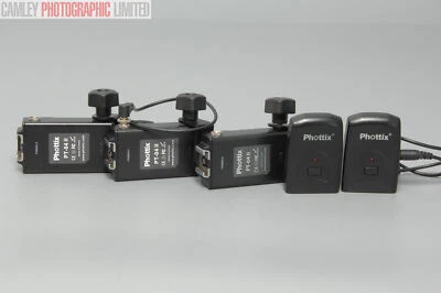 Various Phottix PT-04 II Remote Flash Triggers. Graded: EXC+ [#10780] - Image 1 of 2