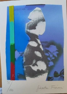 GIOSETTA FIORONI   -  ACQUAFORTE E COLLAGE   14,5 X  20 - Foto 1 di 1