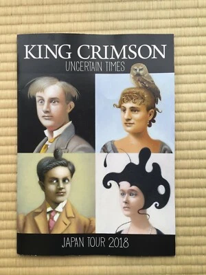 Libro de gira "King Crimson" Uncertain Times Japan Tour 2018 folleto Foto 1 de 4