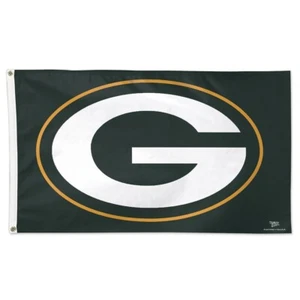 Logotipo Green Bay Packers G 3X5 BANDERA #1 Calidad Genuina con Licencia NFL - Imagen 1 de 3