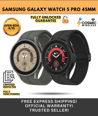 Reloj Samsung Galaxy 5 Pro 45 mm SMR925U LTE DEFECTUOSO Celular Muy Bueno G3D Foto 1 de 4