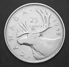 1949 Canada 25 cents Silver Quarter Q151