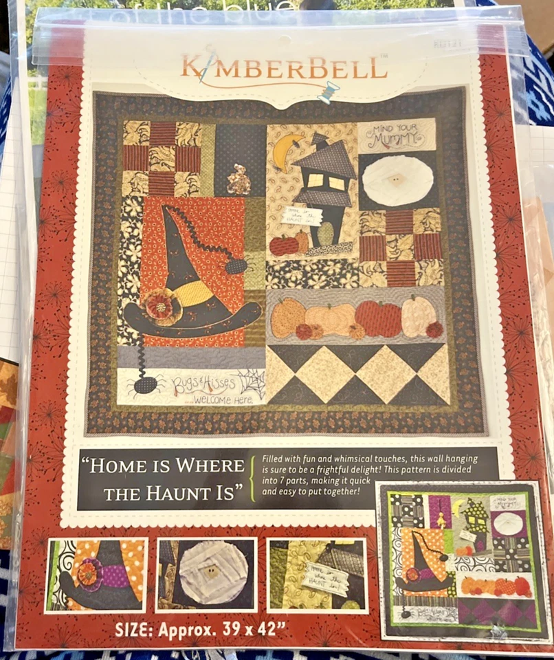 Kimberbell Home Is Where The Haunt Is Instructions Pattern Template HTF - Image 1 of 4
