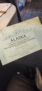 1956 National Geographic Magazine w/Map - Bild 1 von 8