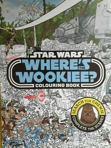 NEW STAR WARS - WHERE'S WOOKIE COLOURING book Search for Chewie - Picture 1 of 2