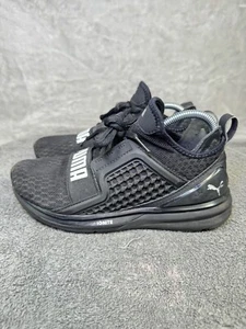 Puma Ignite Limitless Black Knit Top 6Y Running Shoes Women 8 Sneakers - Picture 1 of 14