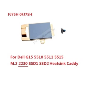 2nd M.2 SSD 2230 2280 Bracket Heatsink Caddy Shield for Dell G15 5510 5511 5515 - Afbeelding 1 van 14
