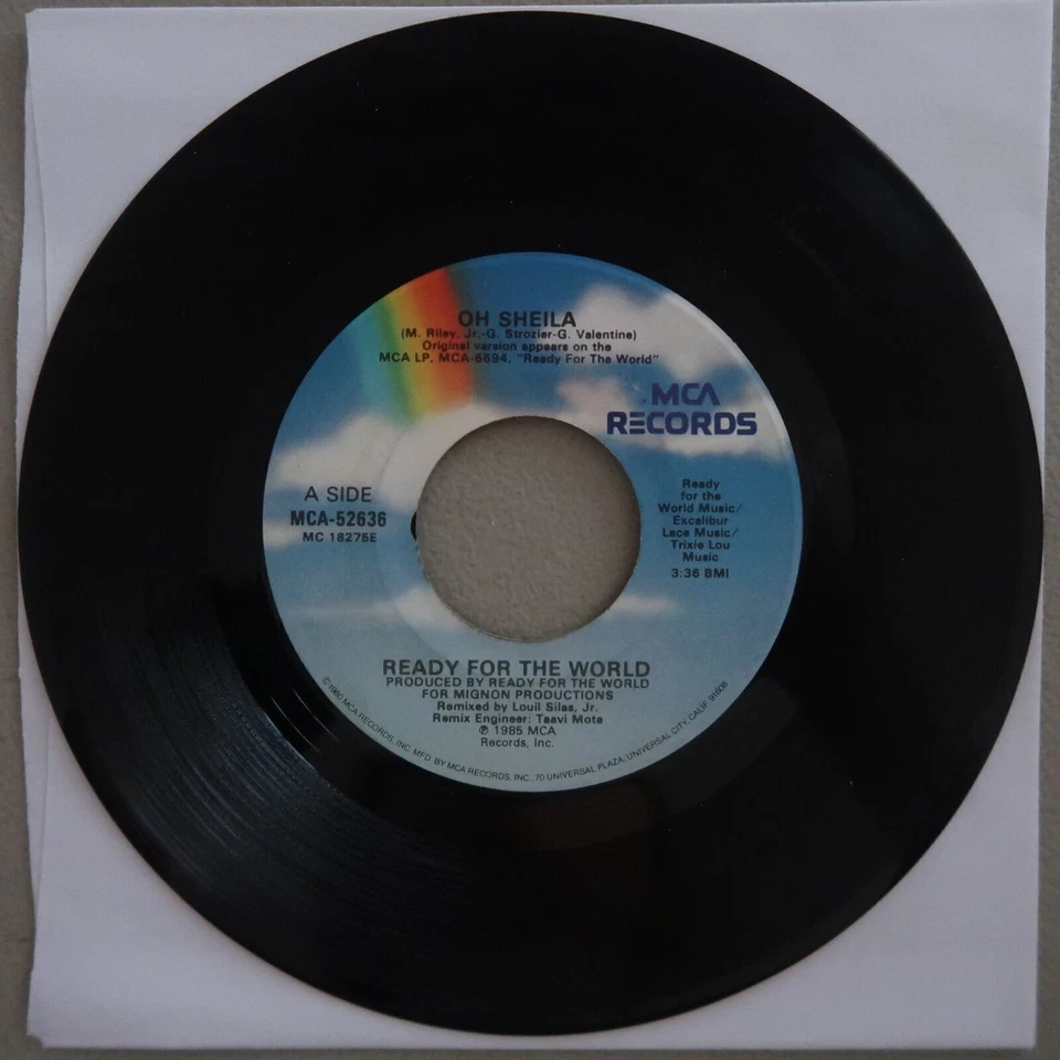 READY FOR THE WORLD OH SHEILA/I'M THE ONE WHO LOVES YOU MCA VINYL 45 VG 25-51 Foto 1 de 2