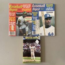 Rickey Henderson 1991 Ballstreet Journal Issue #4 Baseball Digest 1981 & 1987