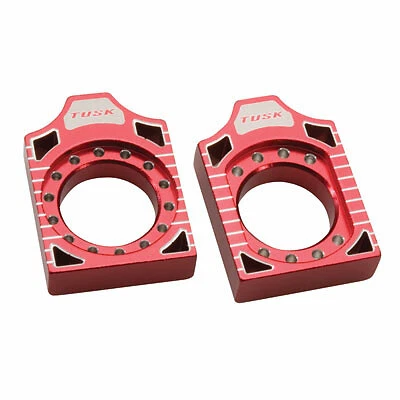 Bloque de eje Tusk Racing rojo para Suzuki RMZ450 2005-2014 Foto 1 de 1