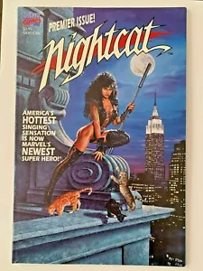 Graphic Novel NIGHTCAT by STAN LEE 1991 Premier Issue Marvel NM Comic - Picture 1 of 2