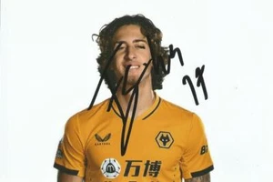 WOLVES & PORTUGAL: FABIO SILVA SIGNED 6x4 2021/2022 PORTRAIT PHOTO+COA **PROOF** - Picture 1 of 2