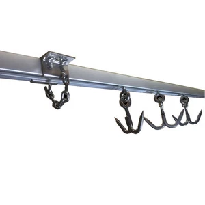 Hanging Meat Rail Sliding System for Meat Rooms and Meat Delivery Trucks Van 3Mt - Picture 1 of 7