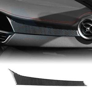 For Alfa Romeo Giulia 2015-24 Carbon Fiber Passenger Dashboard Panel Trim Black - Imagen 1 de 9