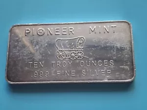 Vintage Pioneer lingotto argento 10 oz .999 come nuovo - Foto 1 di 2