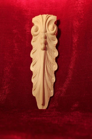 Decorative Carved  Wooden Corbels alder/pine wood pair 2x Cover