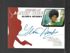 Women of James Bond in Motion 2003 Autograph Card WA5 Gloria Hendry Rosie Carver