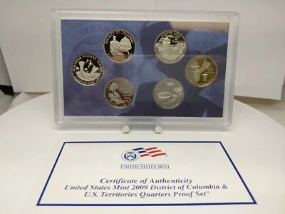 2009-S District of Columbia & Territories Proof Set WITH BOX & COA US Mint - Image 1 of 3