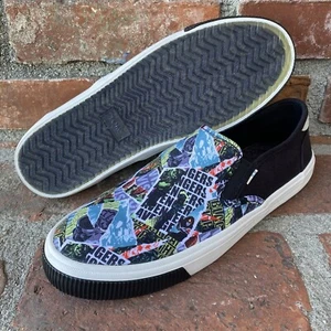 Toms X Marvel Avengers Baja Mens Slip On Shoes Limited Edition Black Sz 8 8.5 11 - Picture 1 of 12