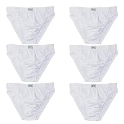 Slip uomo bianco 100% cotone 6 PEZZI mutande made in Italy Le Form taglie S-5XL - Immagine 1 di 4