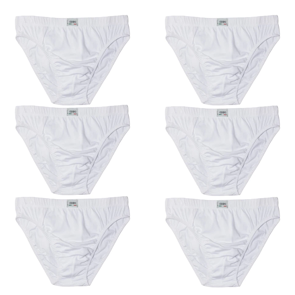 Slip uomo bianco 100% cotone 6 PEZZI mutande made in Italy Le Form taglie S-5XL - Immagine 1 di 4
