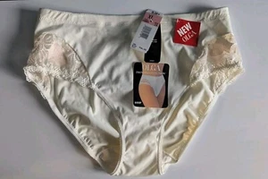 VTG OLGA Second Skin Panties NWT XL #20001 French Collection Ivory Bridal Rare - Picture 1 of 8
