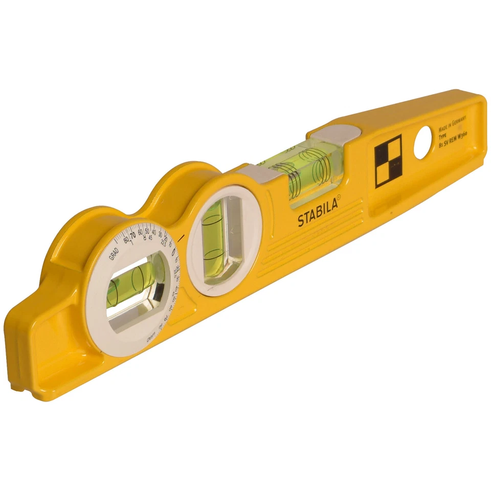 Stabila 16670 81 SV REM W360 Rare Earth Magnetic Torpedo Level 25cm Rotating - Image 1 of 1