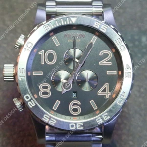 US NEU NIXON 51-30 CHRONO GRAU ROSE Herrenuhr A083-2064 GESCHENK SCHNELLER VERSAND - Bild 1 von 15