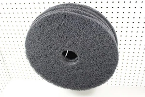 17" Black Floor Maintenance Scrubbing Pads, 4/Case - Picture 1 of 1