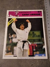 Vintage Sports Cards - Photo Card - JUDO - CATHY ARNAUD - 1990