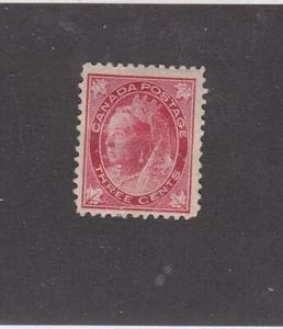 CANADA (MK5097) # 69  FVF-MH  3cts  QUEEN VICTORIA NUMERAL /CARMINE CAT VAL $90 - Picture 1 of 1