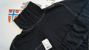 DEVOLD SAFE REISSVERSCHLUSS HALSSHIRT Merinowolle Basisschicht feuerhemmendes Shirt schwarz M - Bild 1 von 9