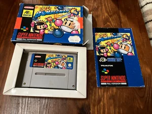 Super Bomberman - Super Nintendo SNES - CiB - Good Condition - Bild 1 von 5