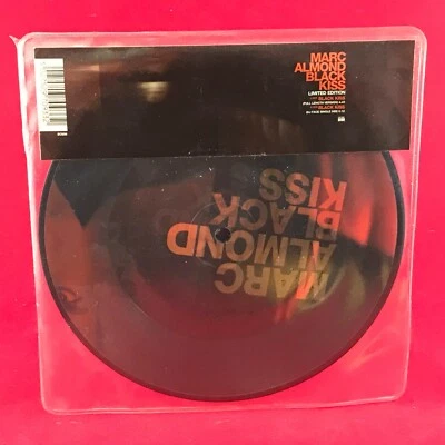 MARC ALMOND Black Kiss 1998 UK 7" Picture vinyl Picture Disc single Soft Cell C - Image 1 of 2