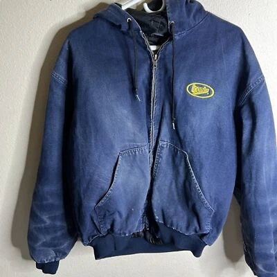 Swingster Workwear VTG quilted Bandag America USA jacket Coat Logo - Size XL - Image 1 of 4