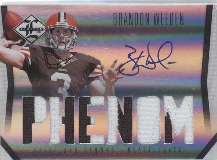 2012 Limited Brandon Weeden #206
