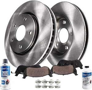 Rotores delanteros de 11,89" + pastillas de freno para Dodge Grand Caravan Journey Town & Country - Imagen 1 de 1