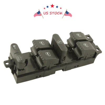 Front Left Master Power Window Control Switch For Volkswagen Passat Jetta Golf - Image 1 of 4