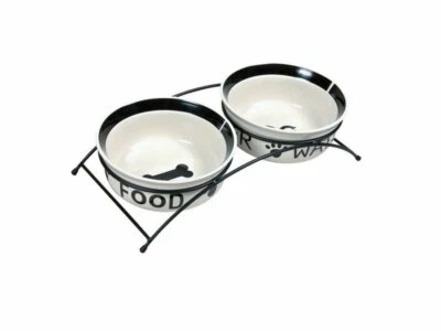 TRIXIE  Napf-Set, Keramik/Metall  0.6 l/ 15 cm - Bild 1 von 2