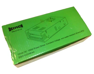 Job Lot of 2 x 120 Watt  12V LED Power Driver 120W 12V DC IP20 Indoor Deltech - Image 1 of 4