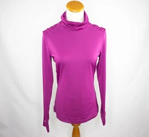 Athleta raspberry pink long sleeve tee (S) - Picture 1 of 8