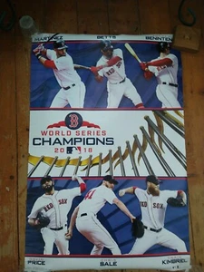 BASEBALL Poster (2018)  RED SOX CHAMPS JD BETTS BENINTENDI PRICE SALE KIMBREL OF - Picture 1 of 1