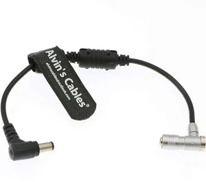 Power Cable for Portkeys BM5 BM7 Right Angle 4 Pin to Right Angle DC Male 35CM - Picture 1 of 5