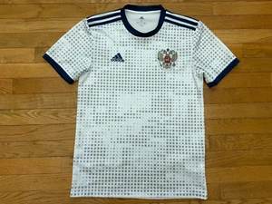 Adidas RUSIA 2017 Talla S Visitante Camiseta de Fútbol Camiseta Rossiya Top Kit Camiseta - Imagen 1 de 4